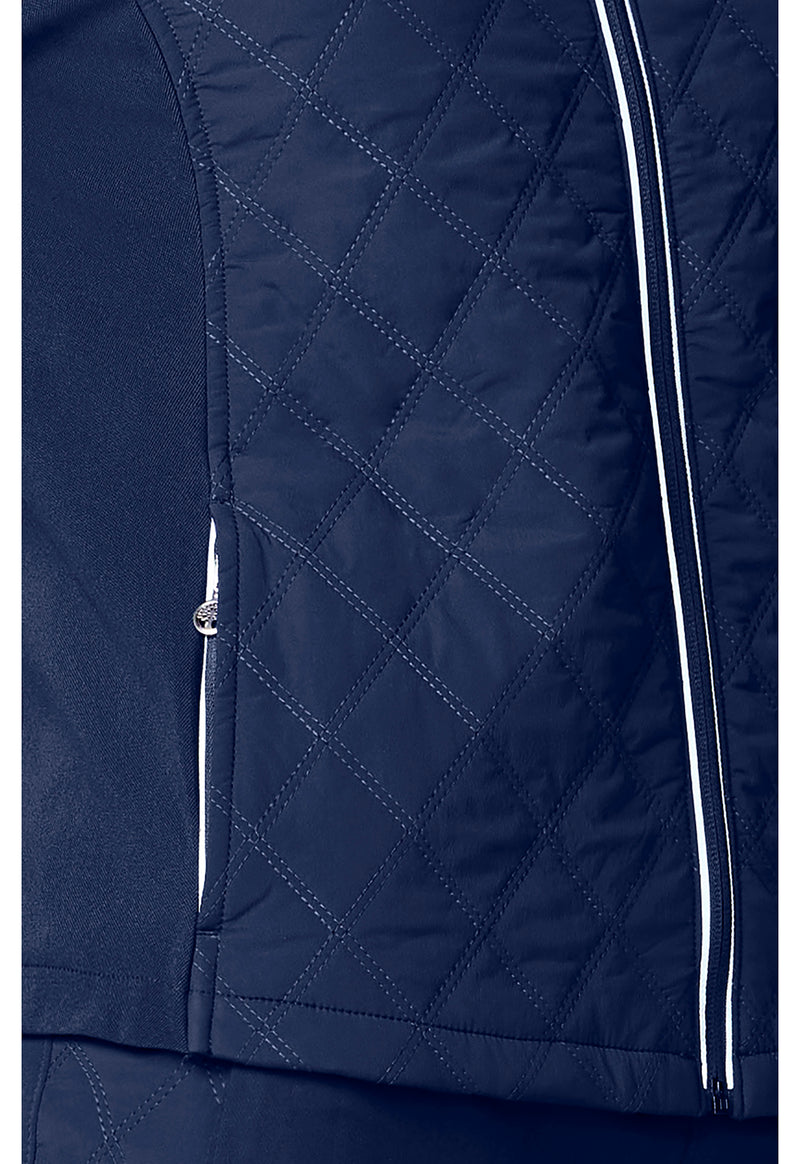Navy - Quilted Jacket (View 4)