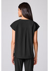 Black - Built In Bra Dolman Top (Back)
