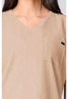 Desert Taupe - Built In Bra Dolman Top (View 2)