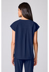 Navy - Built In Bra Dolman Top (Back)