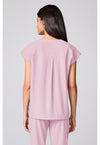 Pink Pearl - Built In Bra Dolman Top (Back)