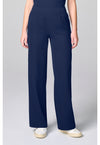 Navy - Wide Leg Pant – Petite
