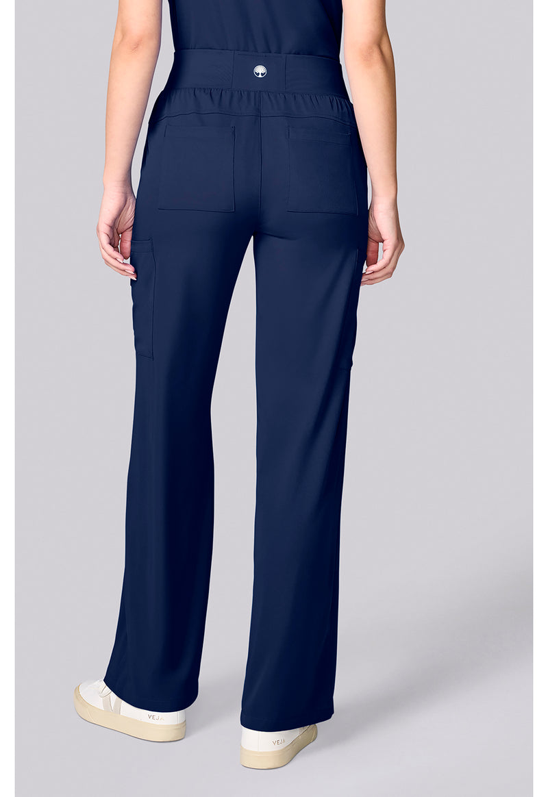 Navy - Wide Leg Pant – Regular (Back)