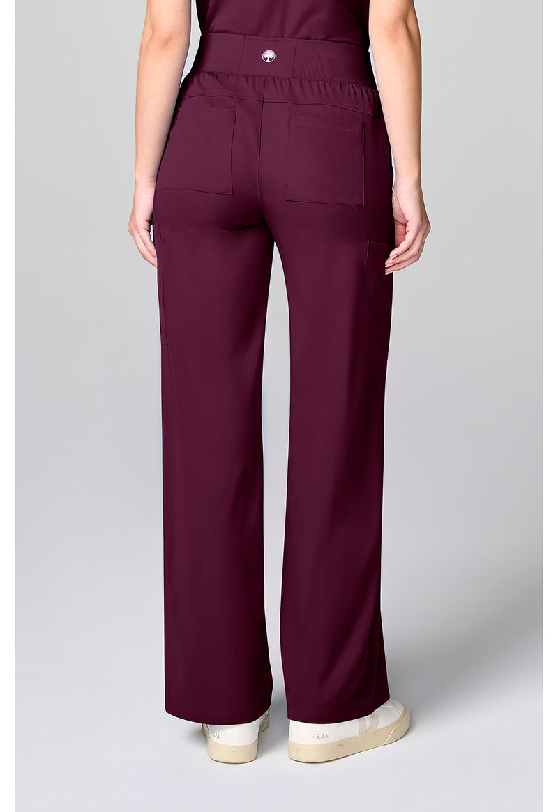 Wine - Wide Leg Pant – Regular (Back)