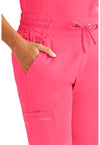 Carnation Pink - Women's Rhea Jogger Scrub Pants – Petite (View 2)
