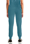 Fresh Blue - Women's Rhea Jogger Scrub Pants – Petite (Back)