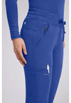 Galaxy Blue - Women's Rhea Jogger Scrub Pants – Petite (View 2)