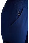 Navy - Women's Rhea Jogger Scrub Pants – Petite (View 3)
