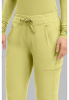 Retro Lime - Women's Rhea Jogger Scrub Pants – Petite (View 4)