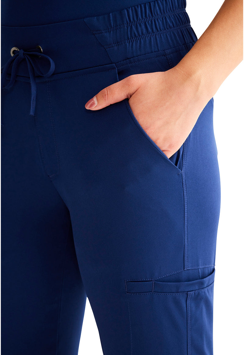 Navy - Women's Rhea Jogger Scrub Pants – Tall (View 4)