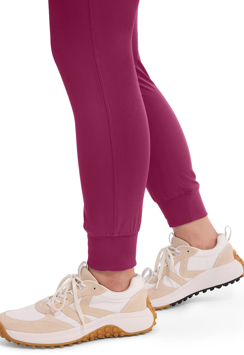 Wine - Women's Rhea Jogger Scrub Pants – Tall (View 3)