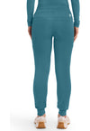 Fresh Blue - Healing Hands Works Women Scrub Pants - Back View
