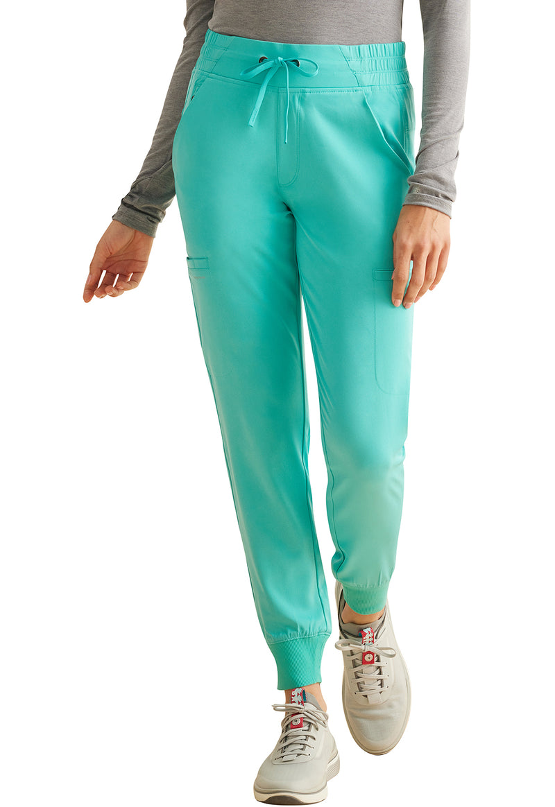 Ocean Breeze - Healing Hands Works Women Scrub Pants - Front View