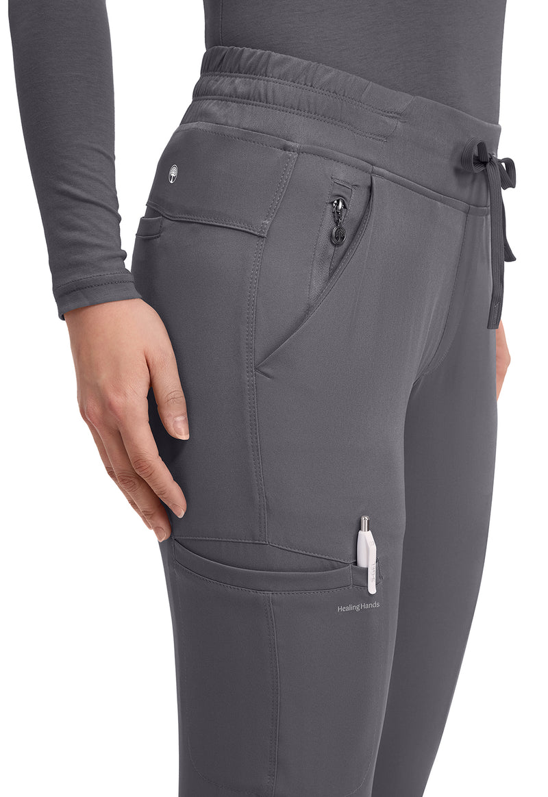 Pewter - Women's Rhea Jogger Scrub Pants – Regular (View 2)