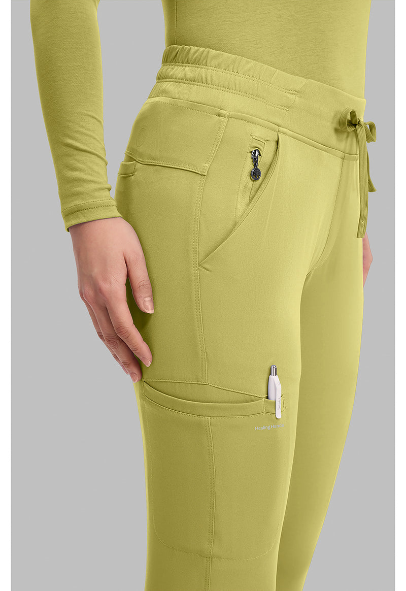 Retro Lime - Women's Rhea Jogger Scrub Pants – Regular (View 3)