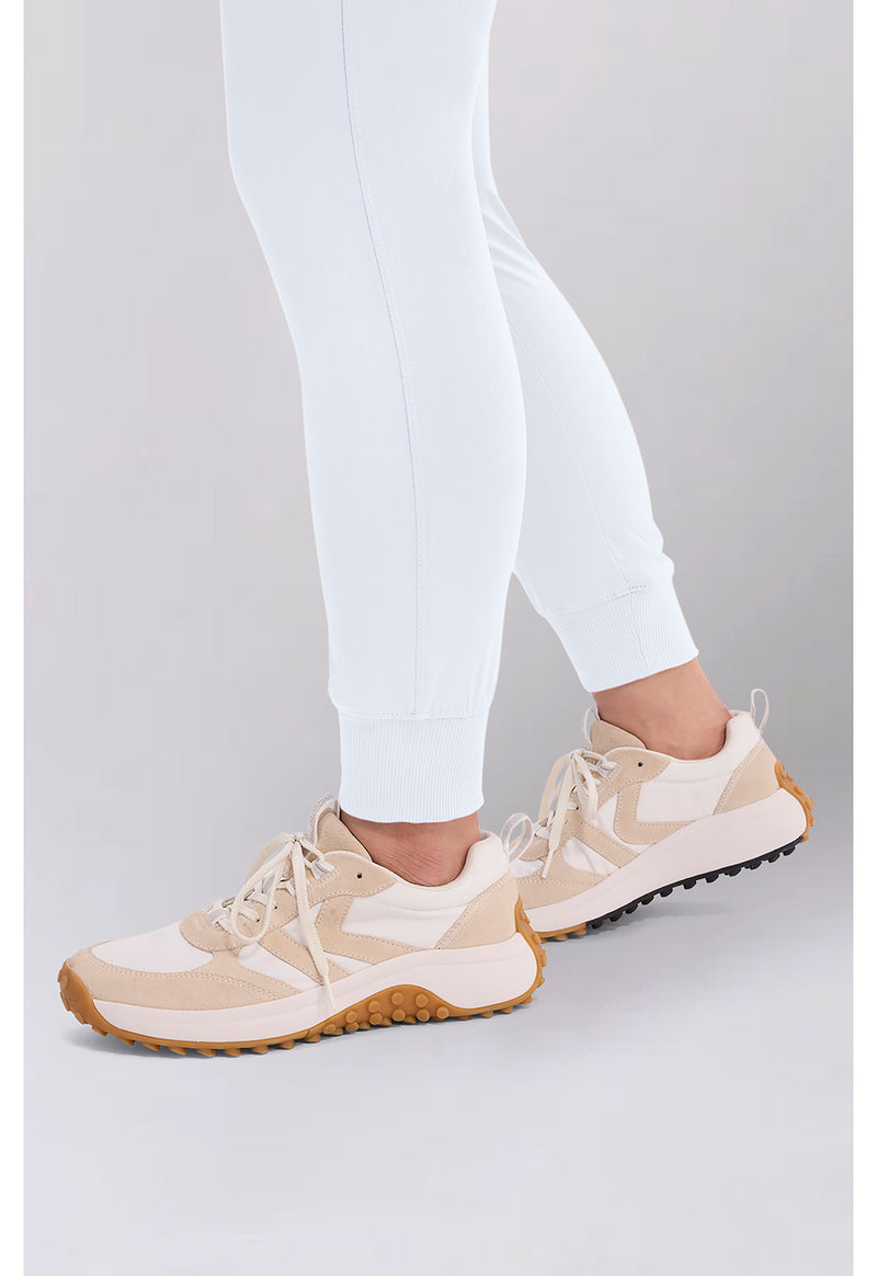 WHITE - Women's Rhea Jogger Scrub Pants – Regular (View 3)