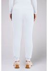 WHITE - Healing Hands Works Women Scrub Pants - Back View