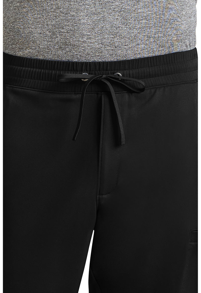 black - Rafael Men's Mid Rise Zip Fly Jogger (View 2)