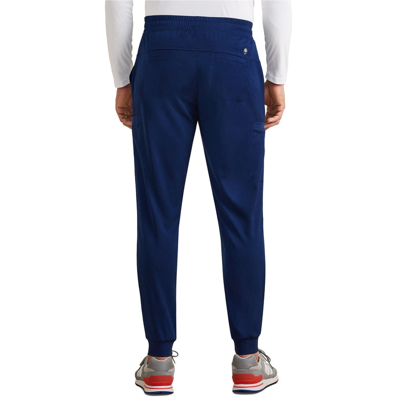 navy - Rafael Men's Mid Rise Zip Fly Jogger