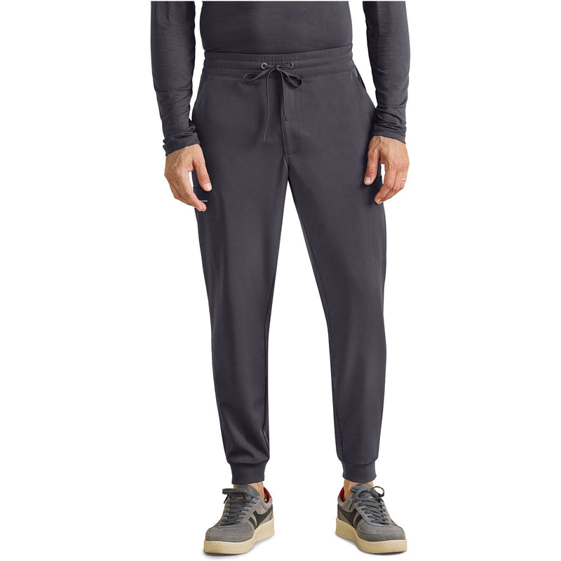 pewter - Rafael Men's Mid Rise Zip Fly Jogger