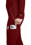 Garnet Red - High Waist Pant – Petite (View 4)