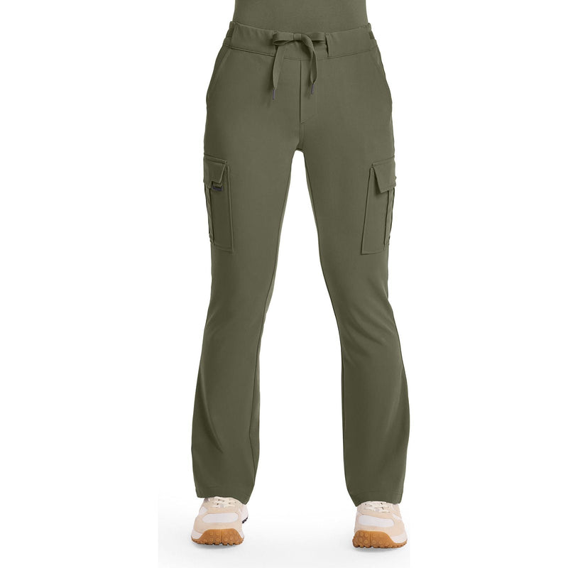 olive - Women's 6-Pocket Straight Leg Pant