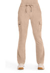 Desert Taupe - Healing Hands Quest Women Scrub Pants - Front View