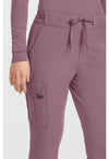 Elderberry - Women's 6-Pocket Flare Leg Scrub Pants (View 4)