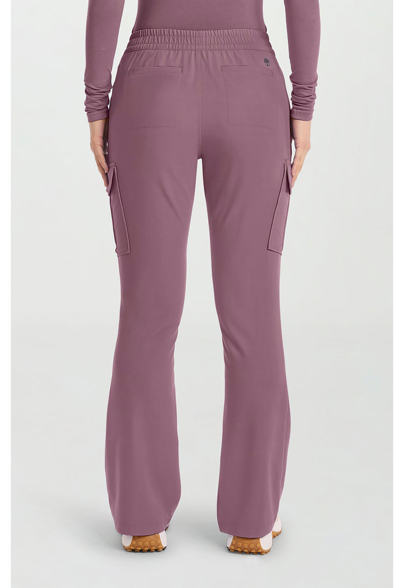 Elderberry - Healing Hands Quest Women Scrub Pants - Back View