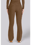 French Brown - Healing Hands Quest Women Scrub Pants - Back View