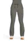 Pewter - Healing Hands Quest Women Scrub Pants - Front View