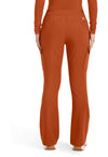 Warm Sunrise - Healing Hands Quest Women Scrub Pants - Back View