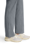 Heather Ash - Women's Mid Rise Drawstring Straight Leg – Petite (View 4)