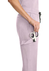 Pink Pearl - Women's Mid Rise Drawstring Straight Leg – Petite (View 2)