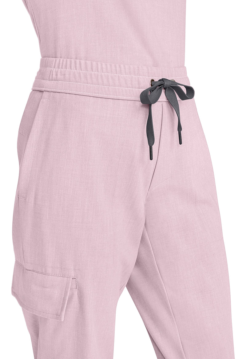 Pink Pearl - Women's Mid Rise Drawstring Straight Leg – Petite (View 3)