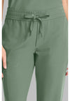 Acadia Green - Women's Mid Rise Drawstring Straight Leg – Regular (View 2)