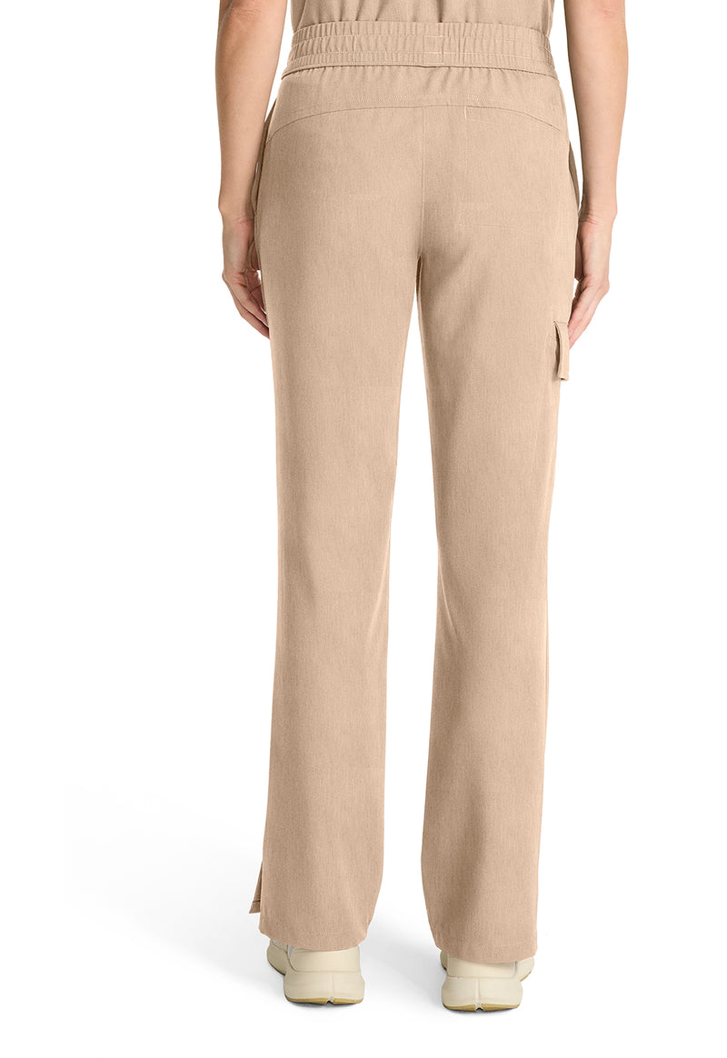Desert Taupe - Healing Hands Quest Women Scrub Pants - Back View