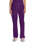 Eggplant - Healing Hands Quest Women Scrub Pants - Front View