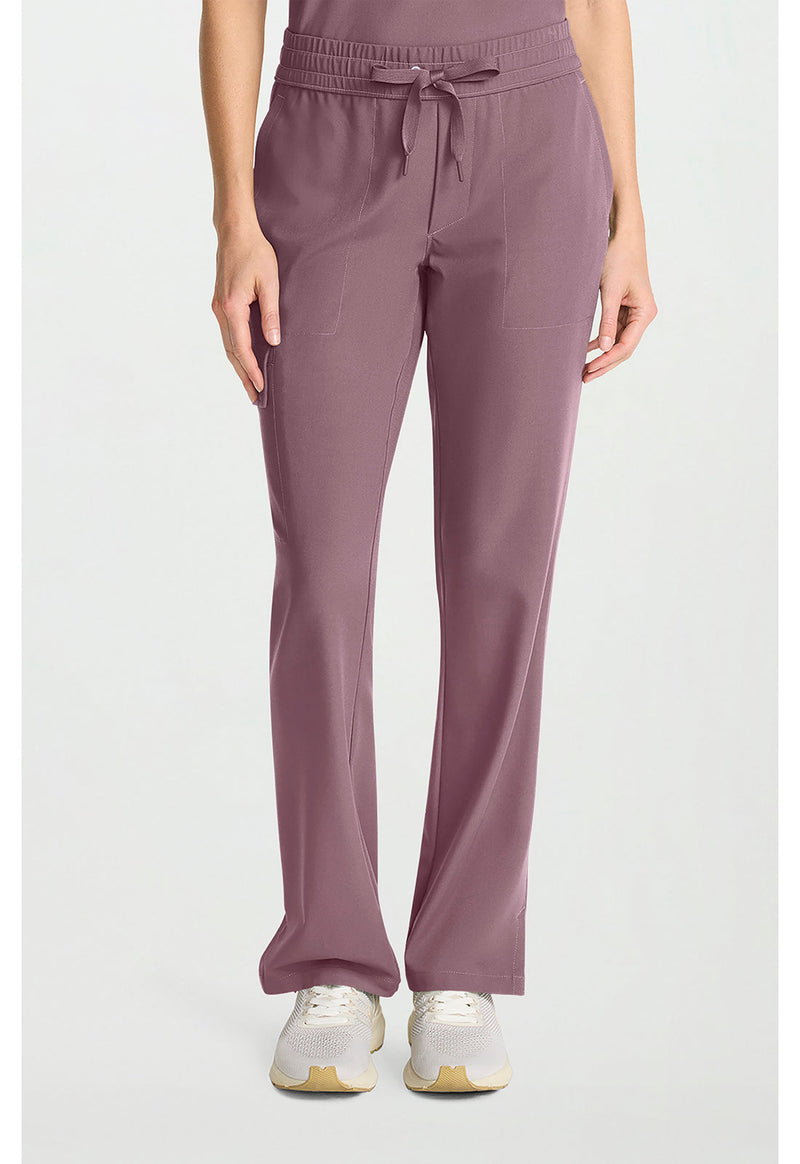 Elderberry - Women's Mid Rise Drawstring Straight Leg