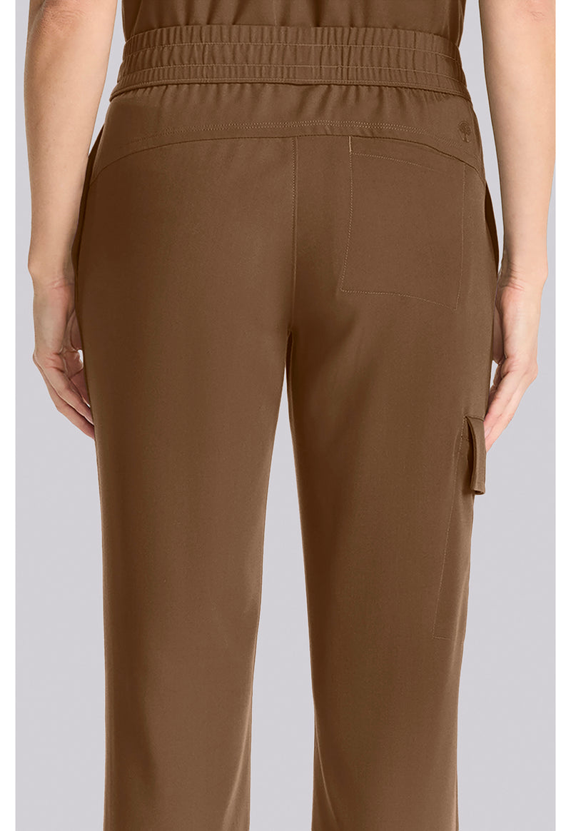 French Brown - Women's Mid Rise Drawstring Straight Leg – Regular (View 3)