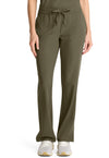 Olive - Healing Hands Quest Women Scrub Pants - Front View