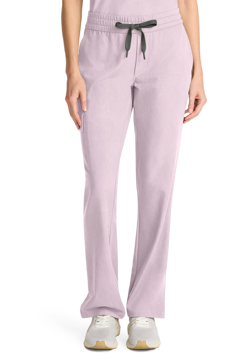 Pink Pearl - Healing Hands Quest Women Scrub Pants - Front View