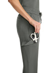 pewter - Mid Rise Drawstring Straight Leg (View 2)