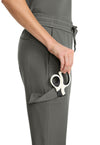 pewter - Mid Rise Drawstring Straight Leg (View 3)