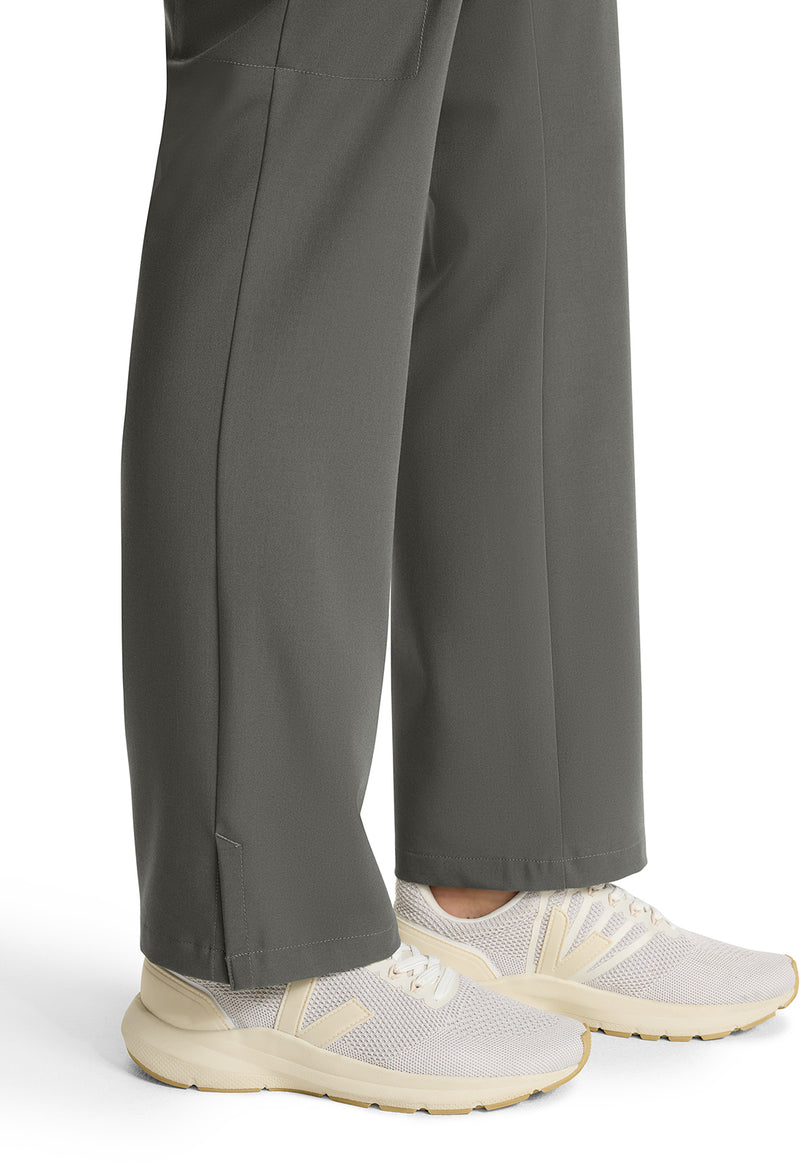 Pewter - Women's Mid Rise Drawstring Straight Leg – Regular (View 4)