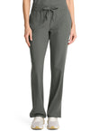 Pewter - Healing Hands Quest Women Scrub Pants - Front View