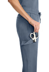 Twilight Blue - Women's Mid Rise Drawstring Straight Leg – Regular (View 2)