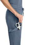 Twilight Blue - Women's Mid Rise Drawstring Straight Leg – Regular (View 3)
