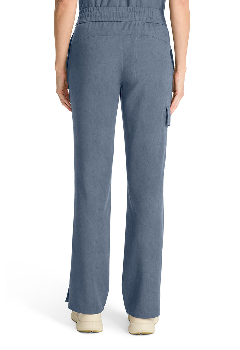 Twilight Blue - Healing Hands Quest Women Scrub Pants - Back View