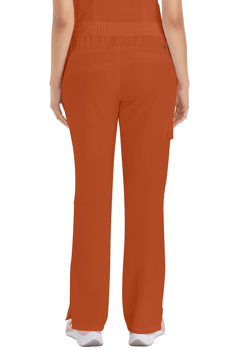 Warm Sunrise - Healing Hands Quest Women Scrub Pants - Back View